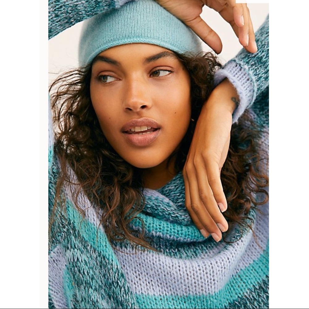 Free People Candy Stripe Knit Tunic - Picture 4 of 8